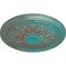 Ekena Millwork Luton Ceiling Medallion (Fits Canopies up to 1 1/8"), 15 3/4"OD x 5/8"P, Copper Green Patina CM16LUCGS - alternate 3
